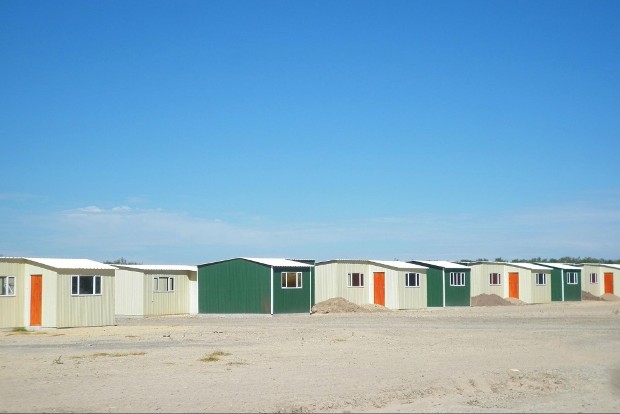 Photo of zinc houses