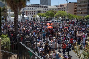 Photo of student protesters