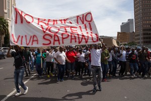 Photo of police protest