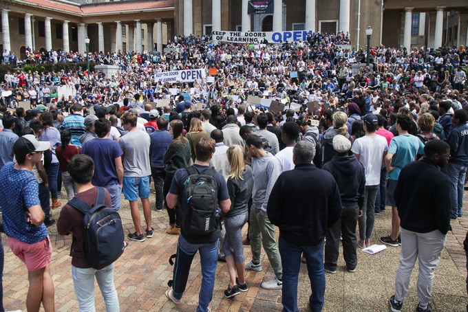 Photo of Open UCT protest