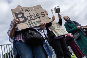 Palestine protest against hunger
