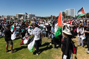 Pro-Palestine rally in Sea Point