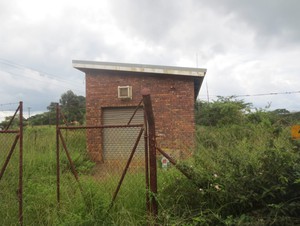 Photo of small brick building