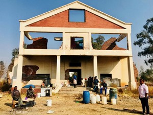 Photo of a dilapidated building