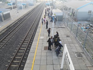 Photo of empty rail tracks