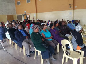 Photo of people in hall