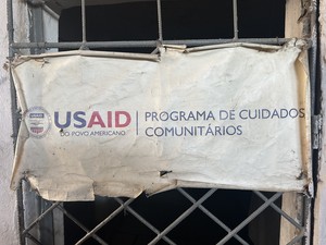 USAID sign
