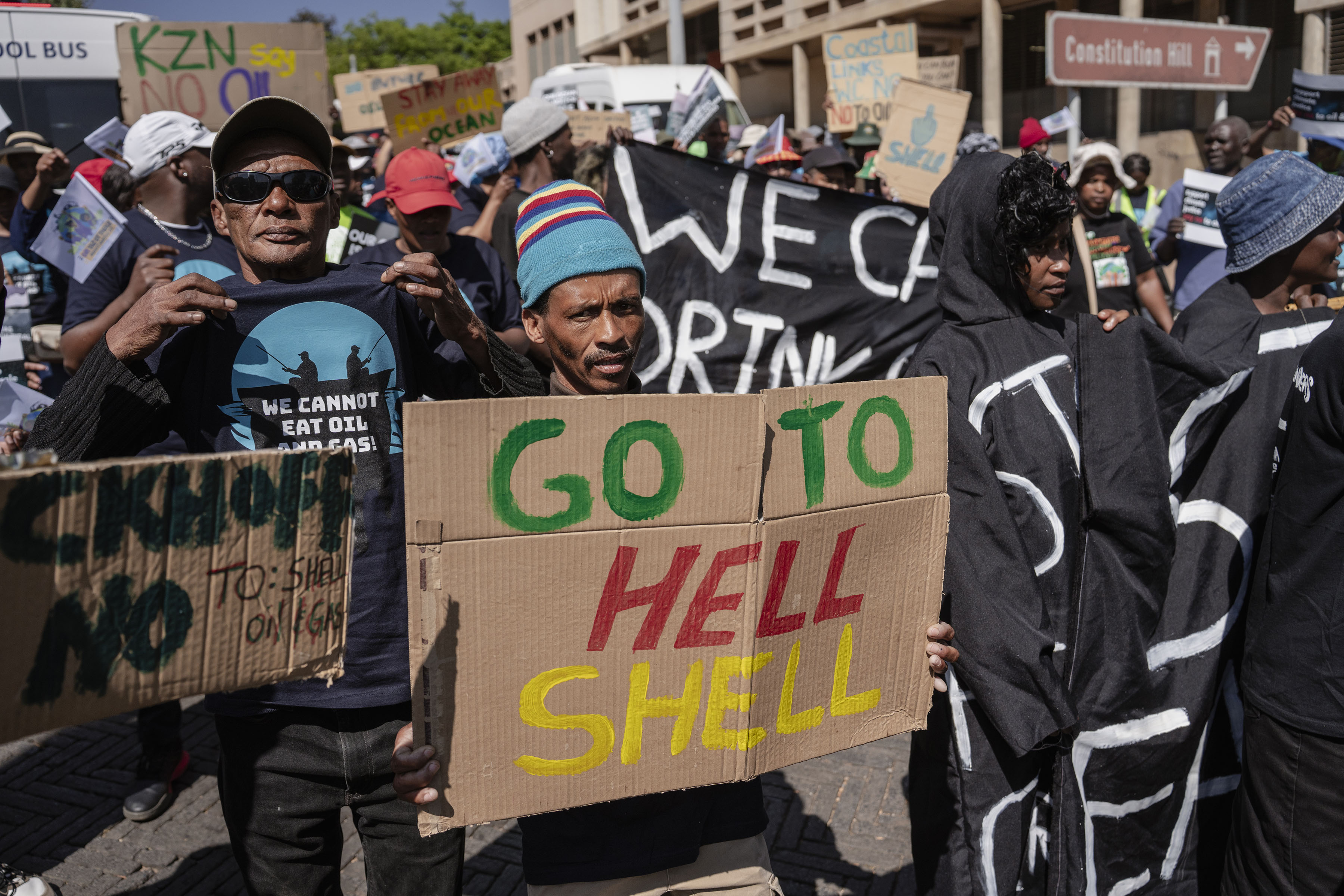 Activists march against Shell’s oil exploration | GroundUp